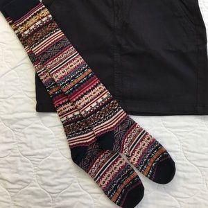 H&M Over-the-knee pattern socks
